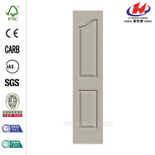 36 in. x 80 in. Woodgrain 4-Panel Eyebrow Top Painted Molded Interior Door Slab